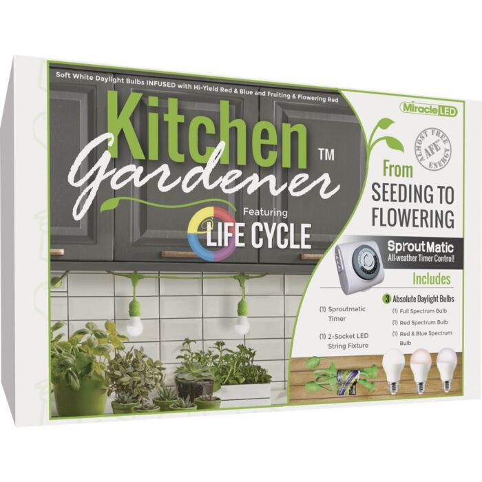 Miracle LED Kitchen Gardener LED Grow Light Kit
