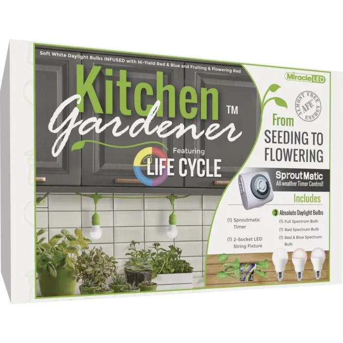 Miracle LED Kitchen Gardener LED Grow Light Kit