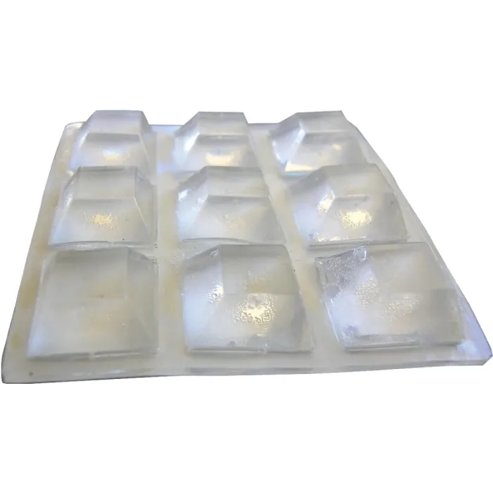 Shepherd Hardware 9562 Surface Guard Bumper Pad, 1/2 in, Square, Vinyl, Clear