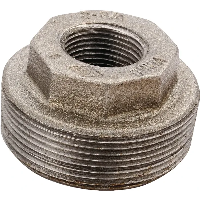 ProSource B241 80X50 Pipe Bushing, 3 x 2 in, MIP x FIP, Malleable Iron, SCH 40 Schedule, 300 psi Pressure