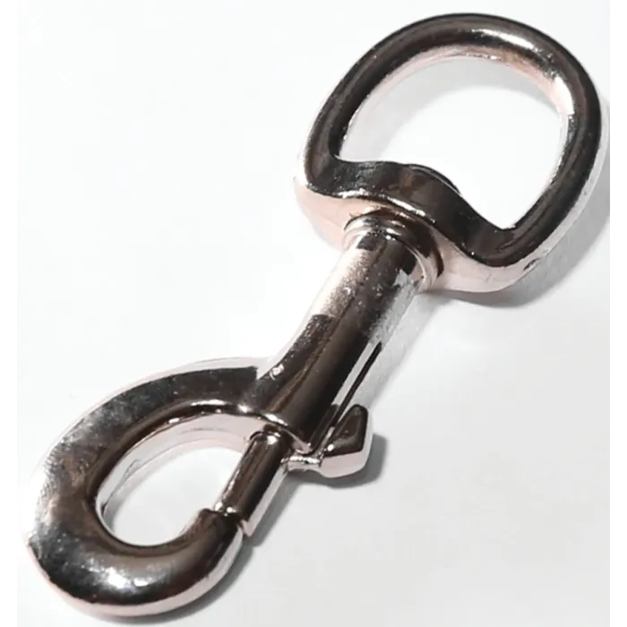 Baron 225-5/8 Bolt Snap, 110 lb Working Load, Zinc-Aluminum Alloy, Nickel
