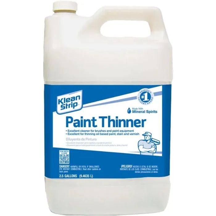 Klean-Strip Klean Strip EKPT94401 Paint Thinner, Liquid, Free, Clear, Water White, 2.5 gal, Can