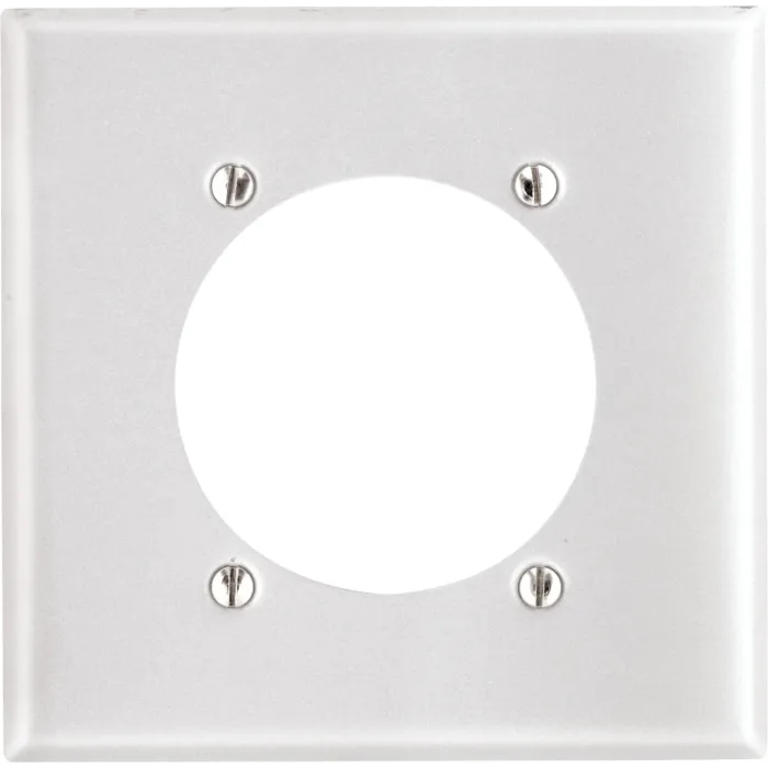 Scott Electric 2-Gang Standard Size Wallplate (Chrome)