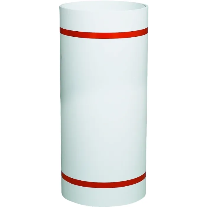 Amerimax 6912455 Trim Coil, 50 ft L, 0.018 Gauge, Aluminum, Lomar White, Painted