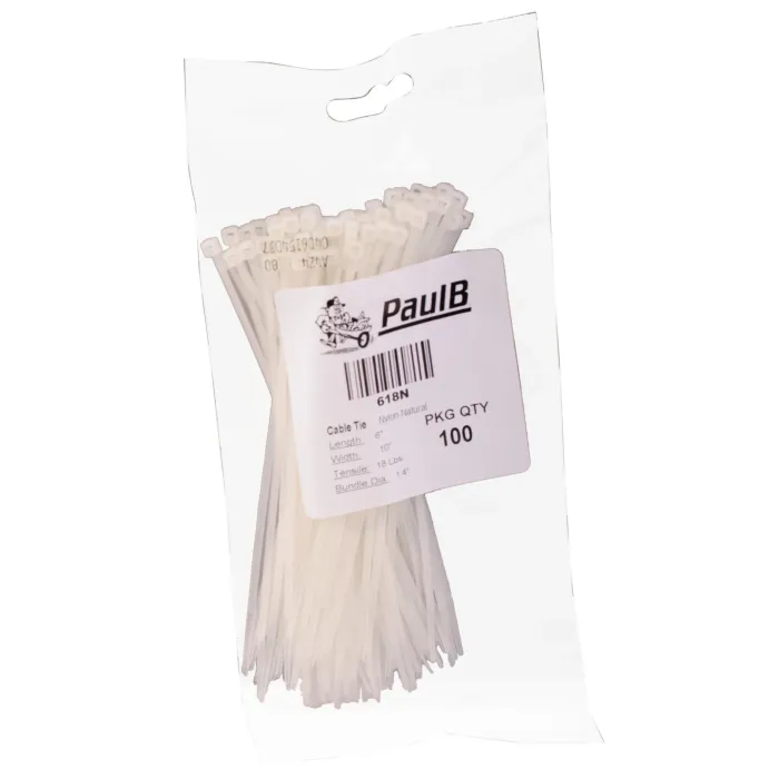Cable Tie Express 1.2 in 18 lb Nylon 66 Miniature Cable Tie