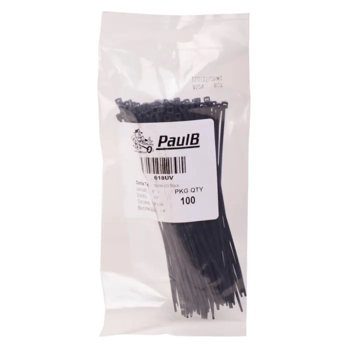 Cable Tie Express 1.2 in 18 lb Nylon 66 Miniature Cable Tie