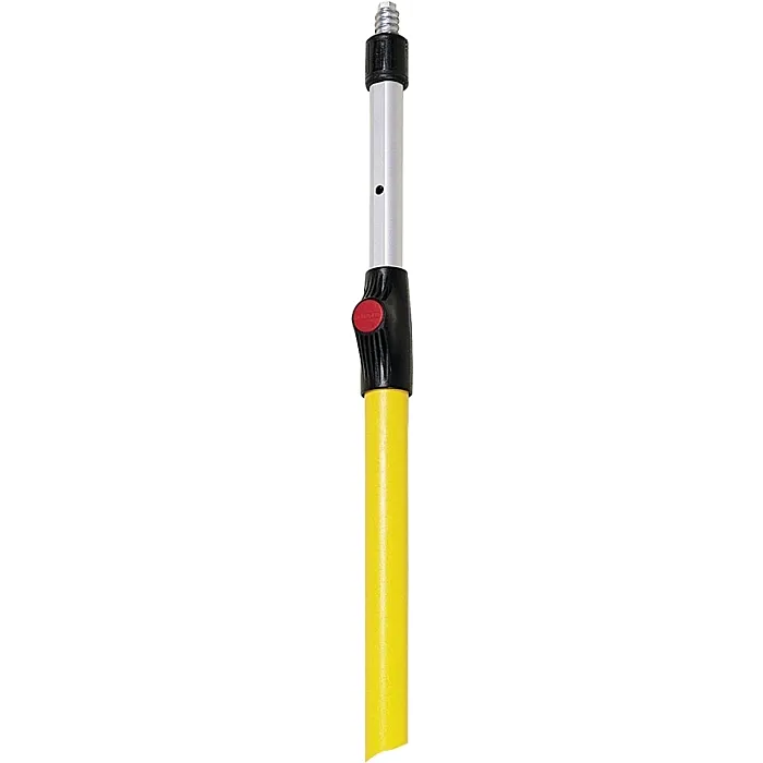 Mr. LongArm Super Tab-Lok 7516 Extension Pole, 1-1/4 in Dia, 8 to 14-1/2 ft L, Aluminum, Fiberglass Handle