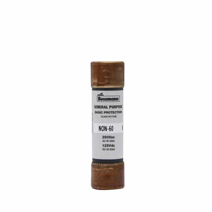 Bussmann Eaton Bussmann series NON fuse, Supplemental one-time fuse, Non current limiting, Light duty circuit locations, 40 A, Class H, Non-indicating, Ferrule end x ferrule end, 50 kAIC at 250 Vac,50 kAIC at 125 Vdc, Standard, 10, 250 V, 125 Vdc