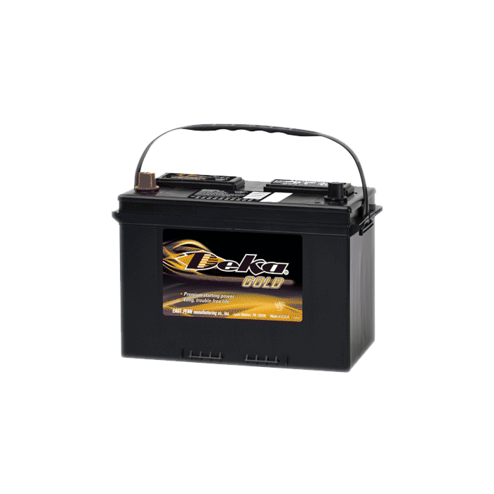 Deka 12 V Tapered Post 710 Flooded Automotive Battery