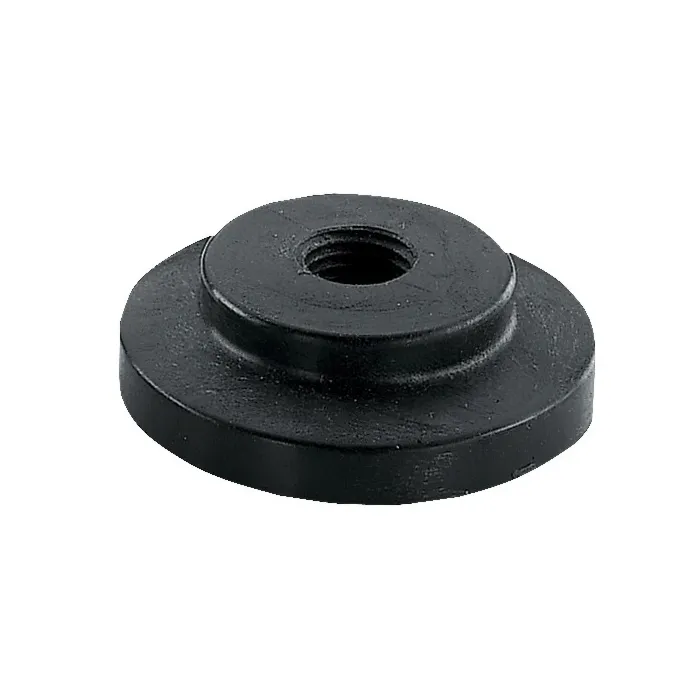 Norwesco 1" Flange Plug with 1/4" Female NPT Port, Poly
