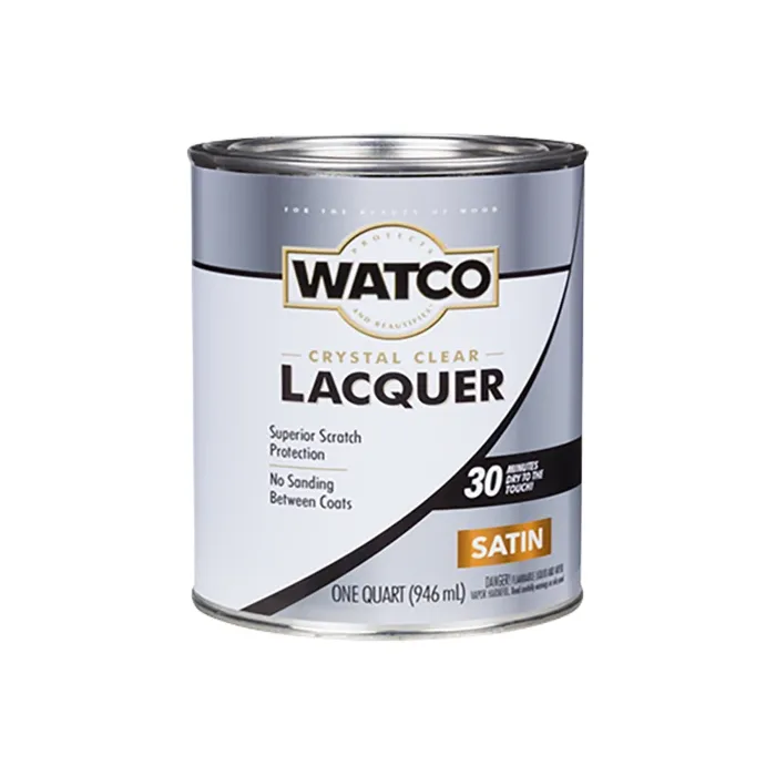 Watco WATCO® - Lacquer Clear Wood Finish - Quart - Satin