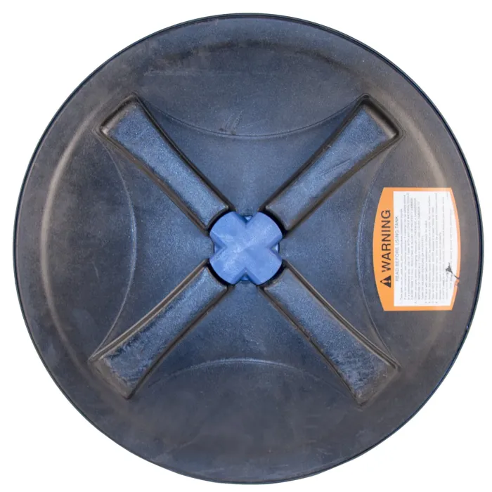 Norwesco 16 in Size 200 gpm Polyethylene Vented Threaded Lid and Ring