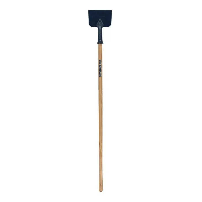 SEYMOUR Seymour 49030 Scraper, Riveted Blade, 7 in W Blade, 5 in L Blade, Steel Blade, Wood Handle, Contoured Handle