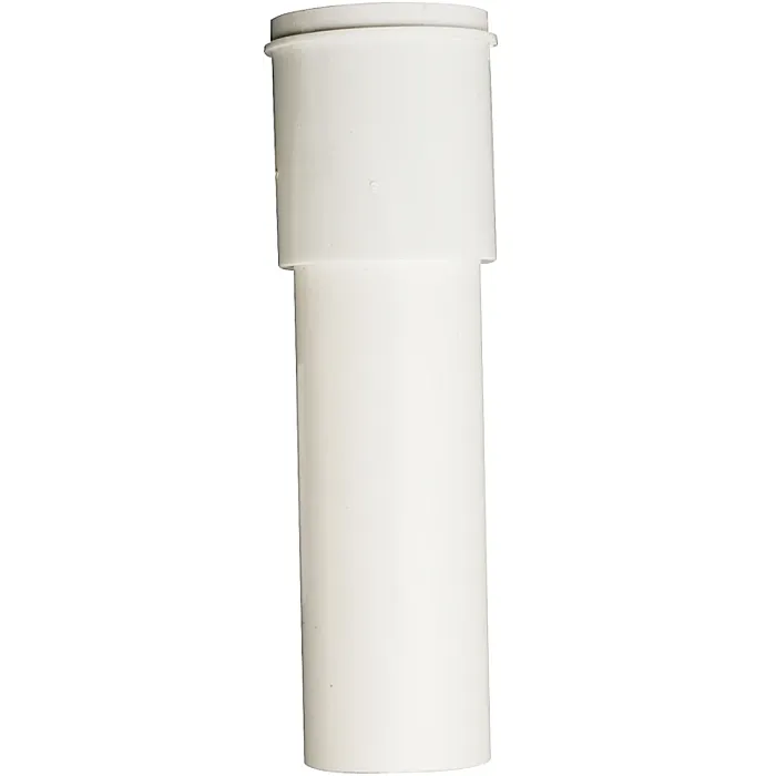 Plumb Pak PP911W Pipe Extension Tube, 1-1/2 x 1-1/2 in, 12 in L, Slip-Joint, Plastic, White