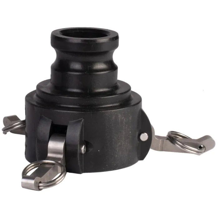 Norwesco 3" Female Camlock x 2" Male Camlock Adapter, Poly