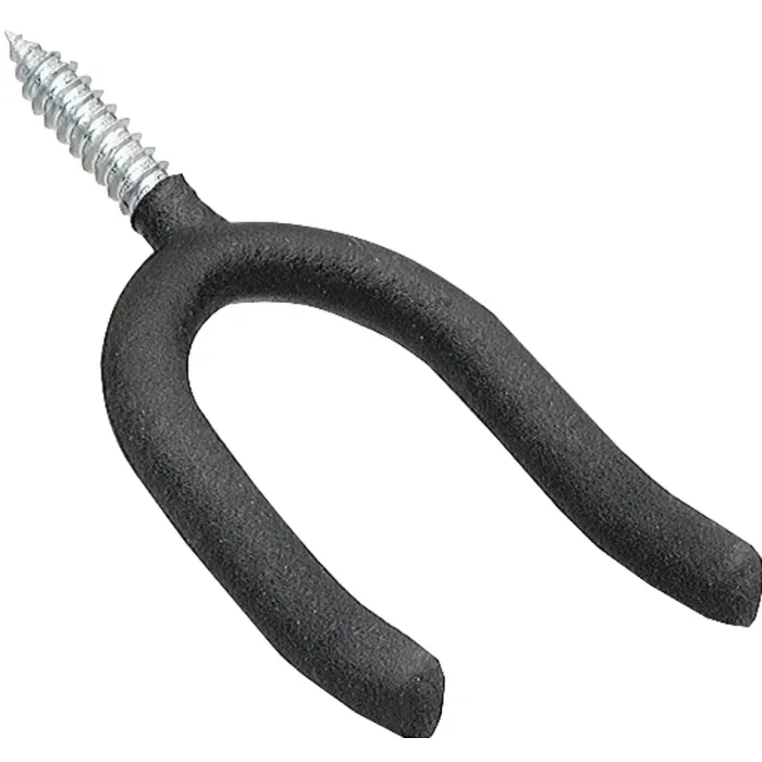 Crawford SH13-25 Tool Holder Hook, 50 lb, Screw, Steel, Black