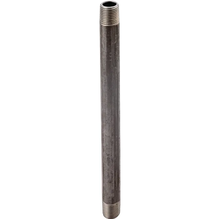 ProSource 1/8X21/2 Pipe Nipple, 1/8 in, Male, Steel, SCH 40 Schedule, 2-1/2 in L