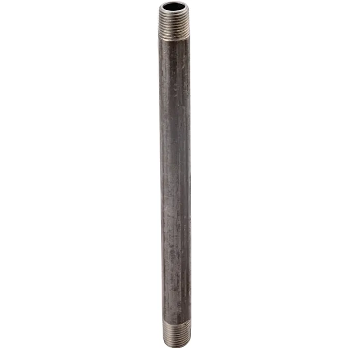 ProSource 3/8X51/2 Pipe Nipple, 3/8 in, Male, Steel, SCH 40 Schedule, 5-1/2 in L