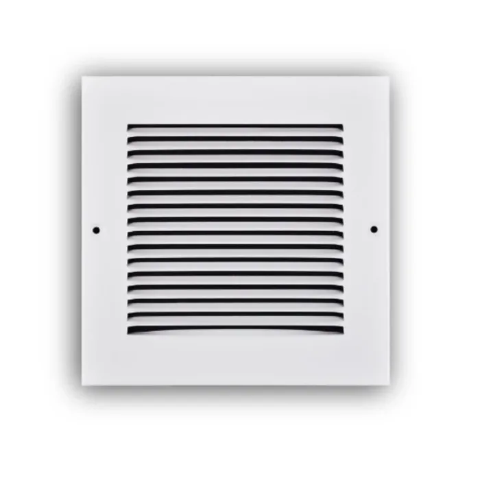 12 x 10 in Steel White Wall Return Grille