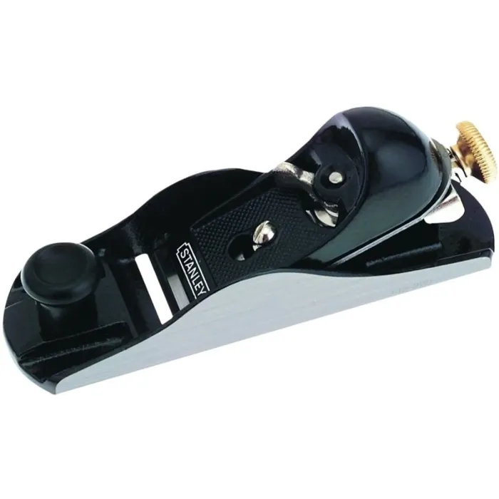 Stanley STANLEY 12-220 Adjustable Block Plane, 7 in L x 2 in W Dimensions, 1-5/8 in W Blade, Iron Body, Gray