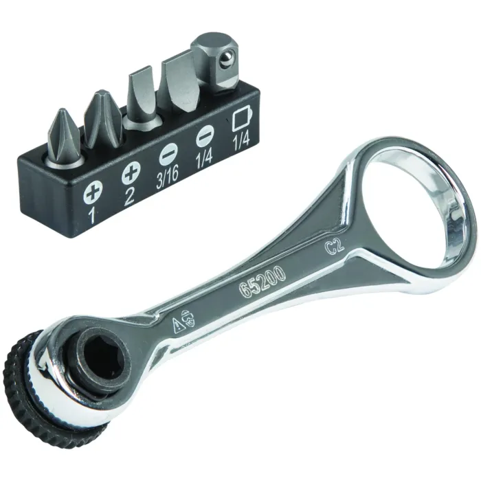 Klein Tools Slim-Profile Mini Ratchet Set, 5-Piece