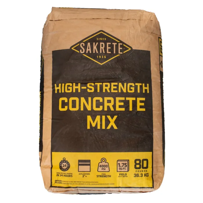 Sakrete High Strength Concrete Mix 4,000 PSI