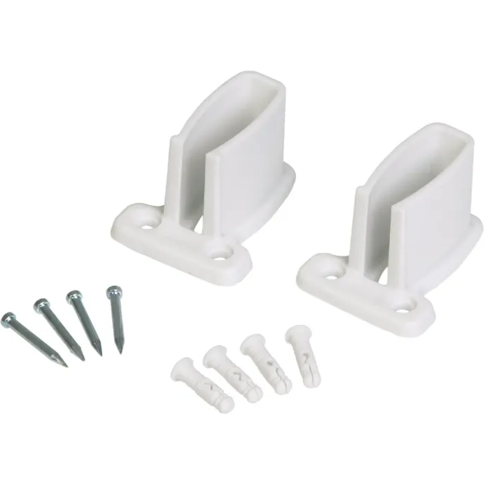 Closetmaid Wire Shelving Wall Bracket (White - 2pk)