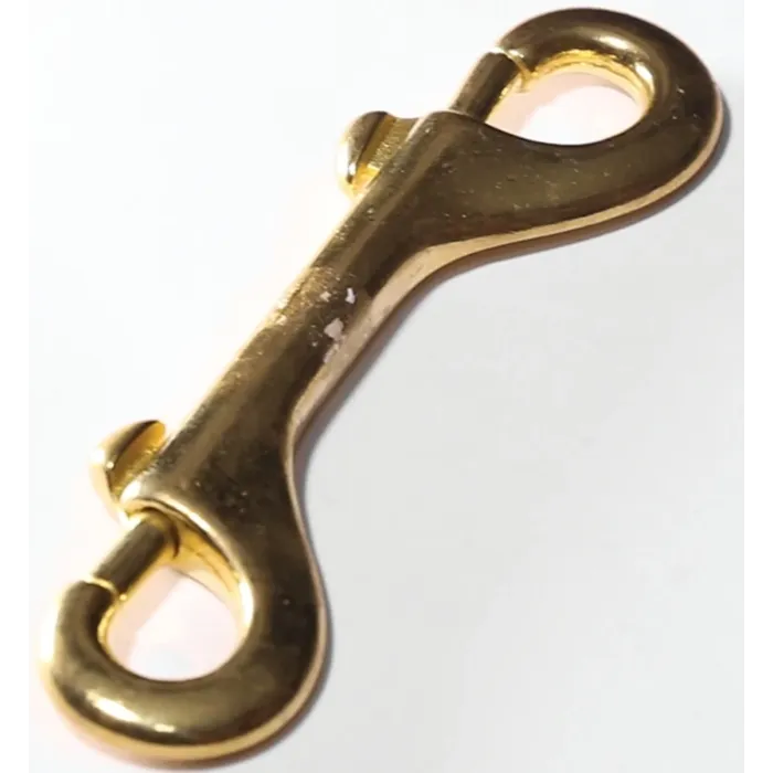 Baron 161B Chain Snap, 3/8 in Snap Opening, 3-1/2 in L Dimensions, 70 lb Working Load, Bronze, Polished