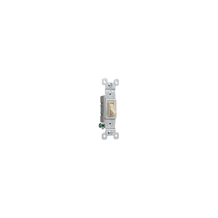 Pass & Seymour TradeMaster Grounding Toggle Switch, Ivory 660IG