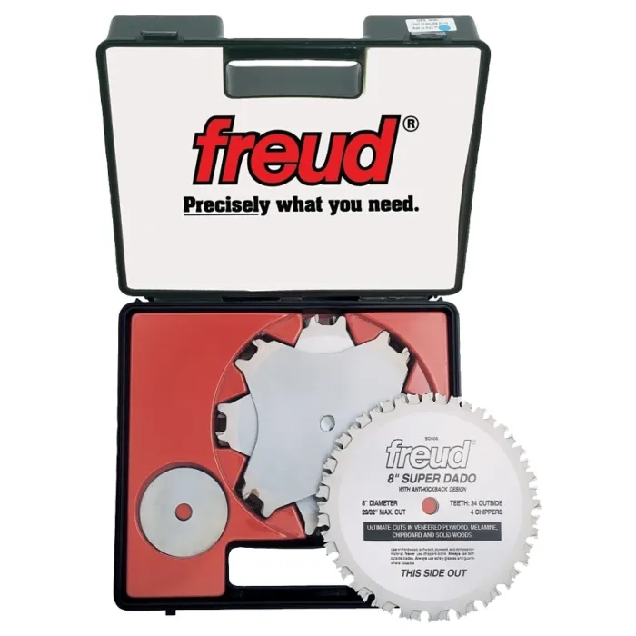 Freud Tools Freud SD508 Dado Blade Set, 5/8 in Arbor, 24-Teeth