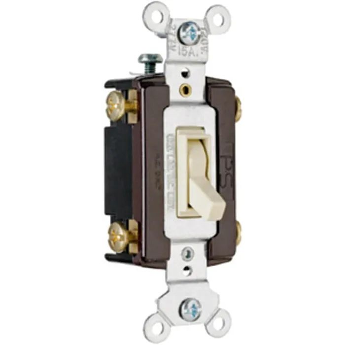 Pass & Seymour CC 4W TOG SW 15A 120V IV