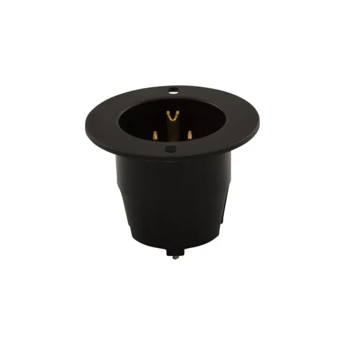 Cooper Wiring 125 V 15 A NEMA 5-15 Straight Blade Flanged Inlet