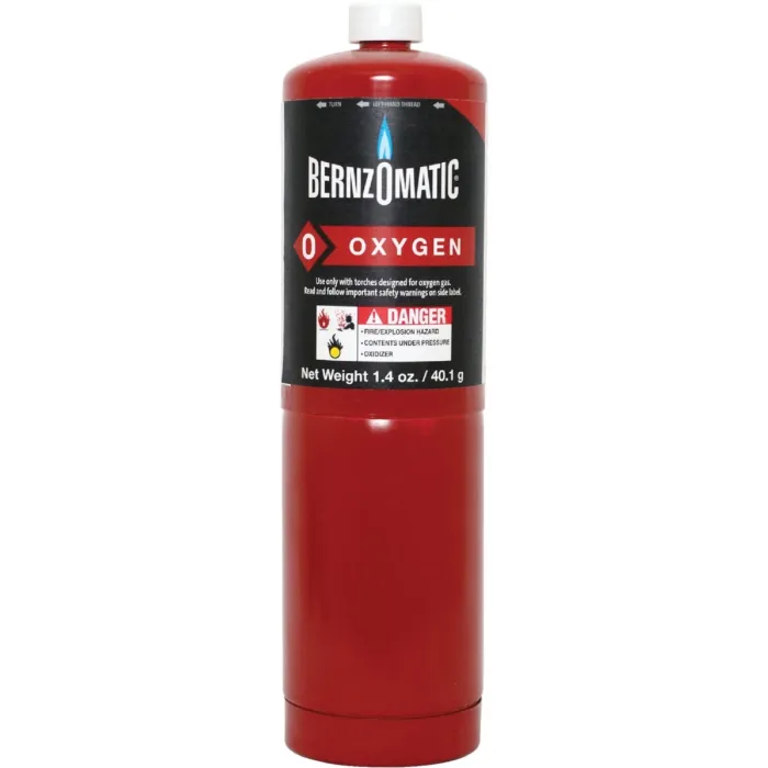 Bernzomatic 1.4 Oz. Oxygen Fuel Cylinder