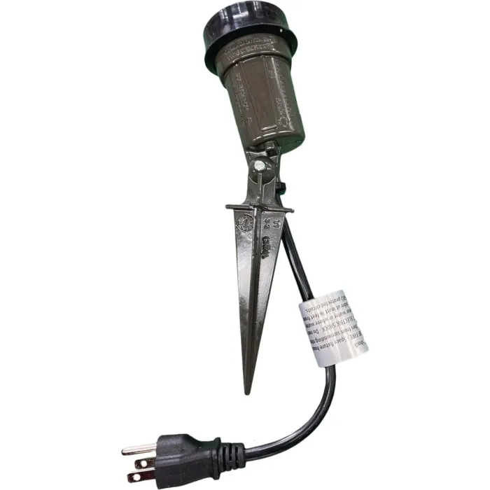 Southwire Floodlight Holder w/Spike, Metal