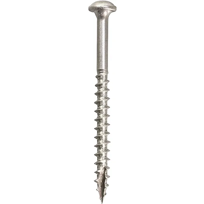 Kreg SML-C250S5-50 Pocket-Hole Screw, #8 Thread, 2-1/2 in L, Coarse Thread, Maxi-Loc Head, Square Drive, Sharp Point, 50/PK