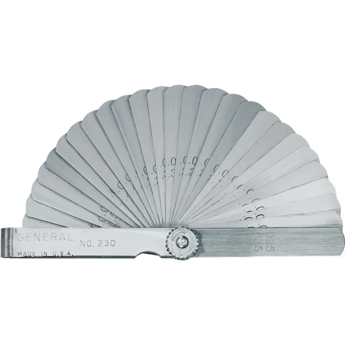 General Tools General 230 Leaf Feeler Gauge, Functions: Inch, Metric, Steel