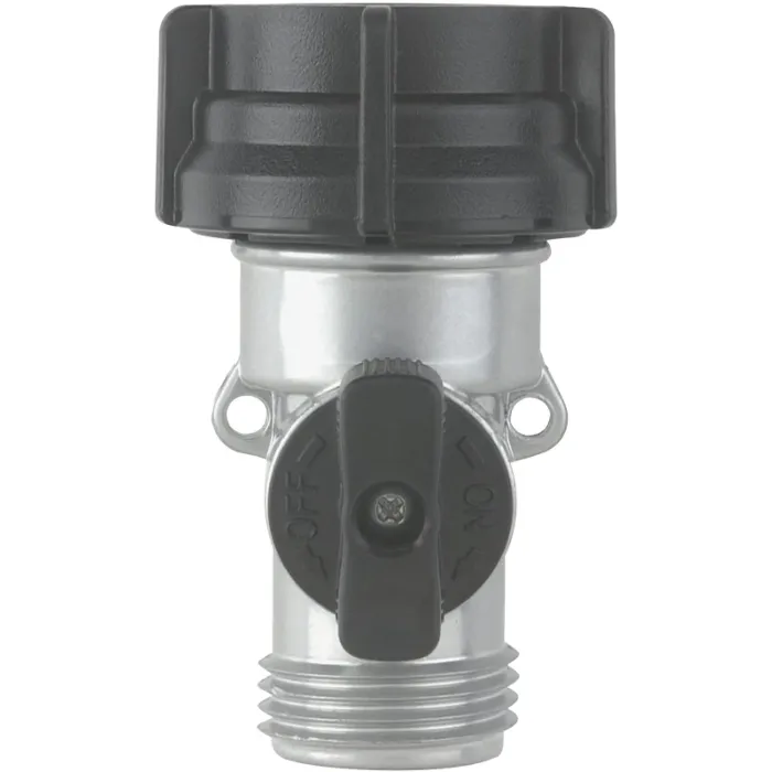 Gilmour 05V Shut-Off Valve, Zinc Body, Chrome