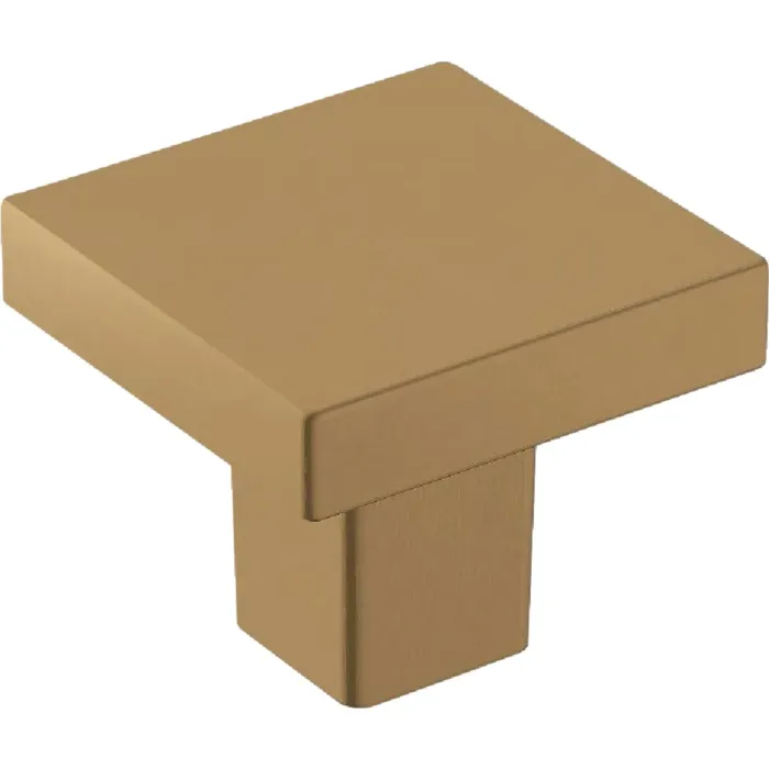 Amerock Monument Square Cabinet Knob (Champagne Bronze - 6pk) 1-3/16 in.
