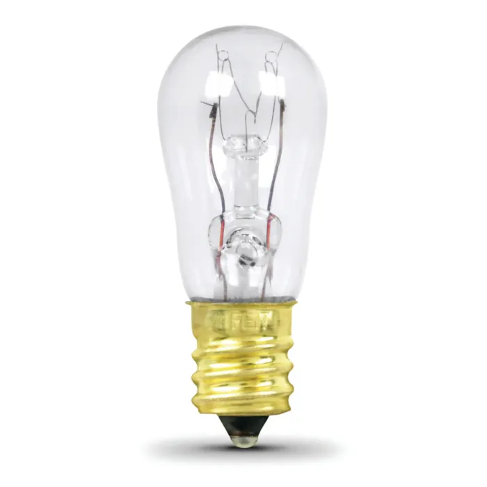 Feit Electric 6W 2700K S6 Candelabra E12 Dimmable Light Bulb (Soft White - 2pk))