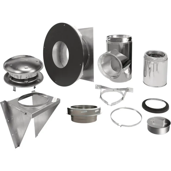 SELKIRK Sure-Temp 6 In. Stainless Steel Thru-The-Wall Chimney Support Kit