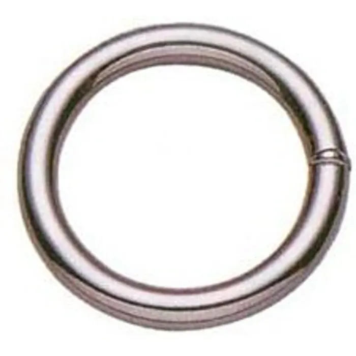 3/16"x1" Steel Ring Nickel