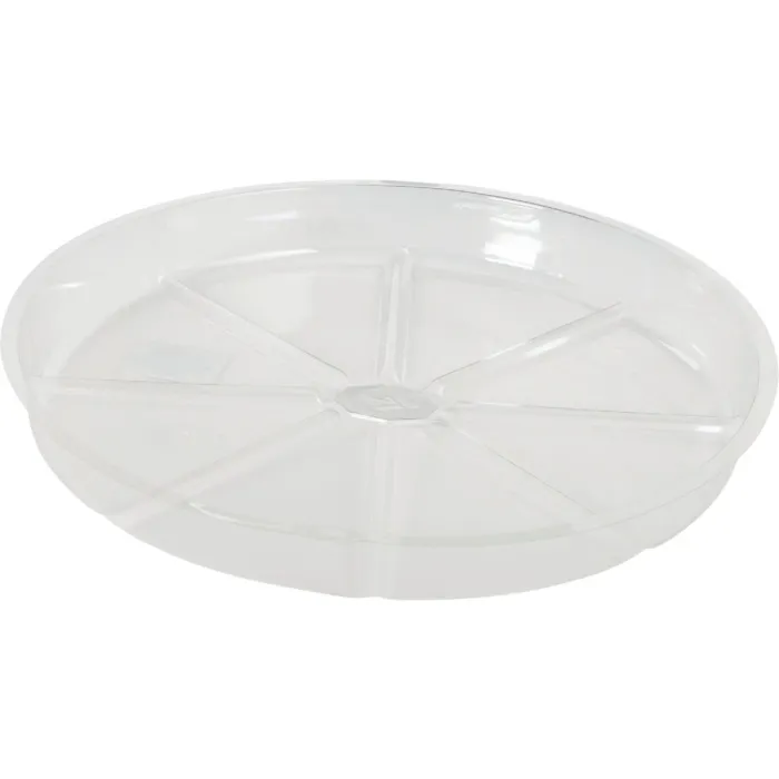 Best Garden Vinyl Flower Pot Saucer (Clear) 12 in.