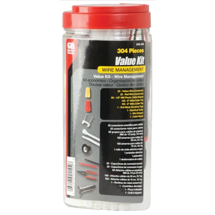 Gardner Bender EVK-003 Electrical Project Kit, Assorted, 304 -Piece