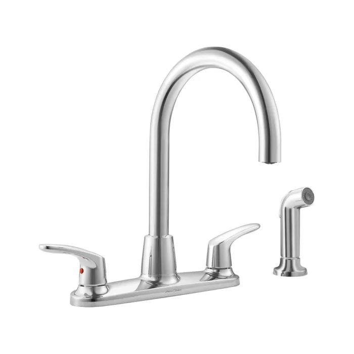 American Standard COLONY PRO 2H HI KIT W SPRAY CH, Chrome