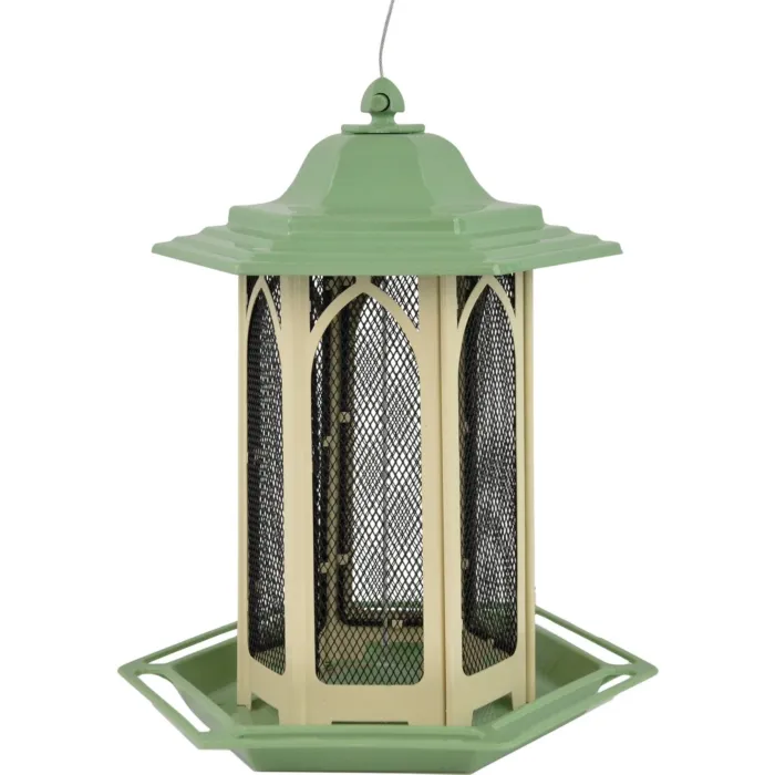Perky-Pet Gazebo Bird Feeder (Green) 3.5 lb Capacity