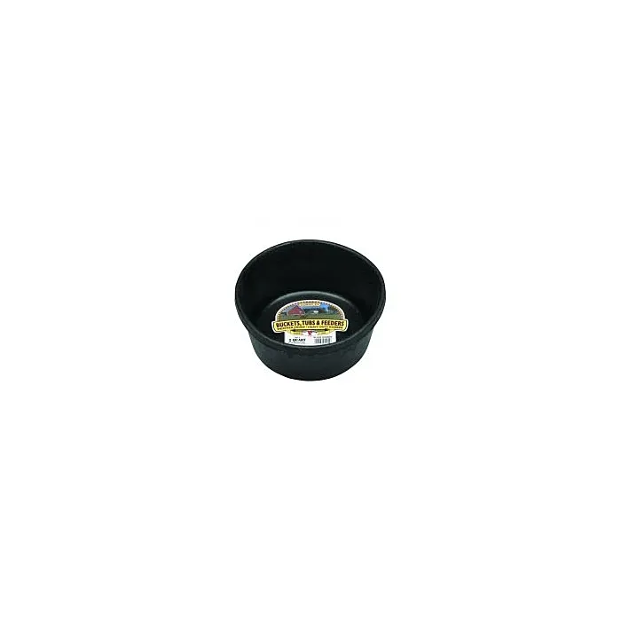 Little Giant Products 2 qt Rubber 8.5 in Feed Pan