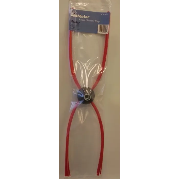 SootEater CWH208 Chimney Whip Head, 4-1/2 in Dia, Plastic, Red