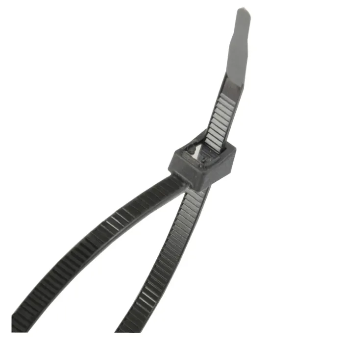 Gardner Bender 45-308UVBSC Cable Tie, 2 in Max Bundle Dia, Double-Lock Locking, 6/6 Nylon, Black, 8.6 in L