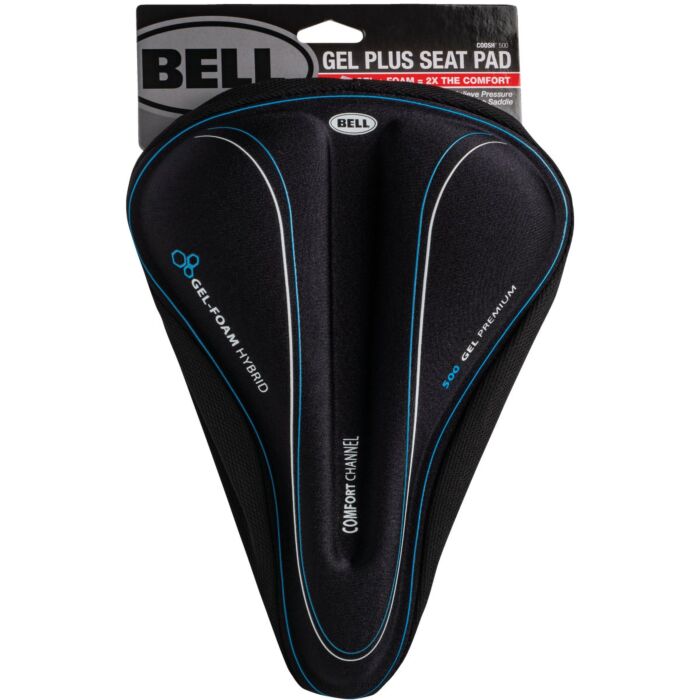 Bell Sports Gel Infused Foam Bicycle Seat Cover (Black)