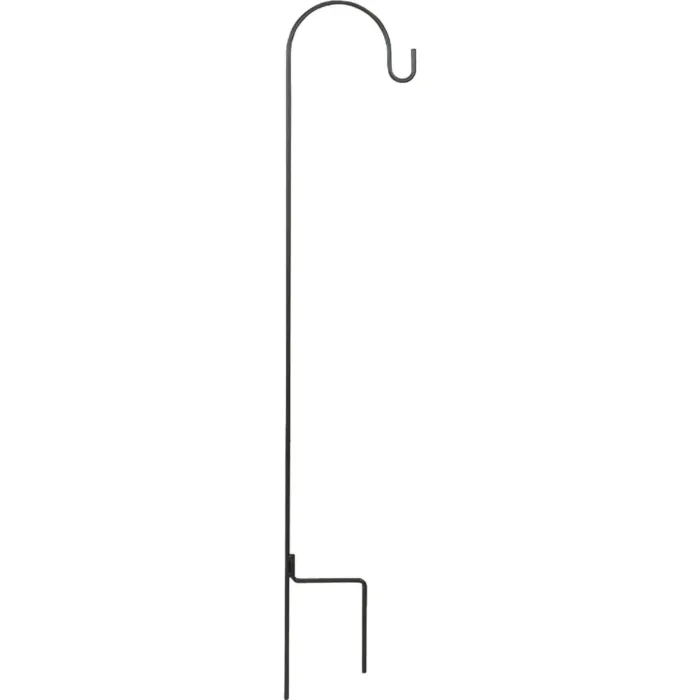 Best Garden Wrought Iron Shepherd Hook (Black) 64 in.